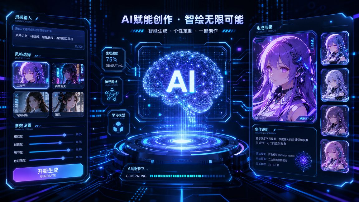 小蓝导航AI赋能动漫创作工具